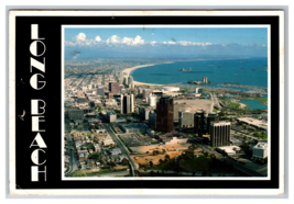 Aerial View of Downtown Long Beach, California Postcard Unposted - £3.85 GBP