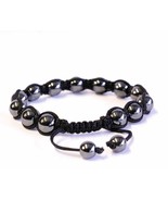 Hematite Shamballa Bracelet - £20.37 GBP