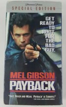 Payback VHS Special Edition Mel Gibson Maria Bello Movie - £3.91 GBP
