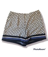 Ann Taylor The Drapey Short in Border Geo Sz 12 - £19.87 GBP