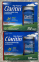 Claritin indoor/outdoor allergies 100 Tablets, 2 Pack  - £31.25 GBP