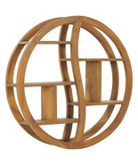  Wall Shelf Teak Solid Teak Wood 31.5 x 6.9 x 31.5 in - $393.88 CAD