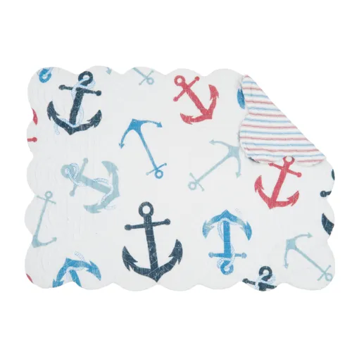 New Anchors Away Single Placemat 13 X 19 C&amp;F Home - £22.50 GBP