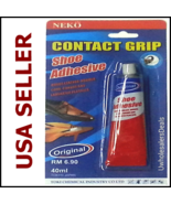 Shoe Adhesive Glue for Leather Vinyl Rubber Cork Canvas Contact Grip 40m... - £4.99 GBP