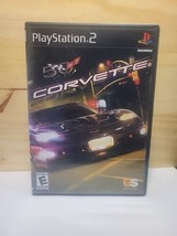 Corvette PS2 Racing Games PlayStation 2 Black Label with Manual Tested Works  - $11.73