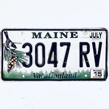 2015 United States Maine Vacationland Passenger License Plate 3047 RV - $17.63 CAD