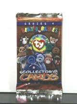 1999 TY Beanie Babies Series 4 Collector Cards Sealed Pack - £4.63 GBP
