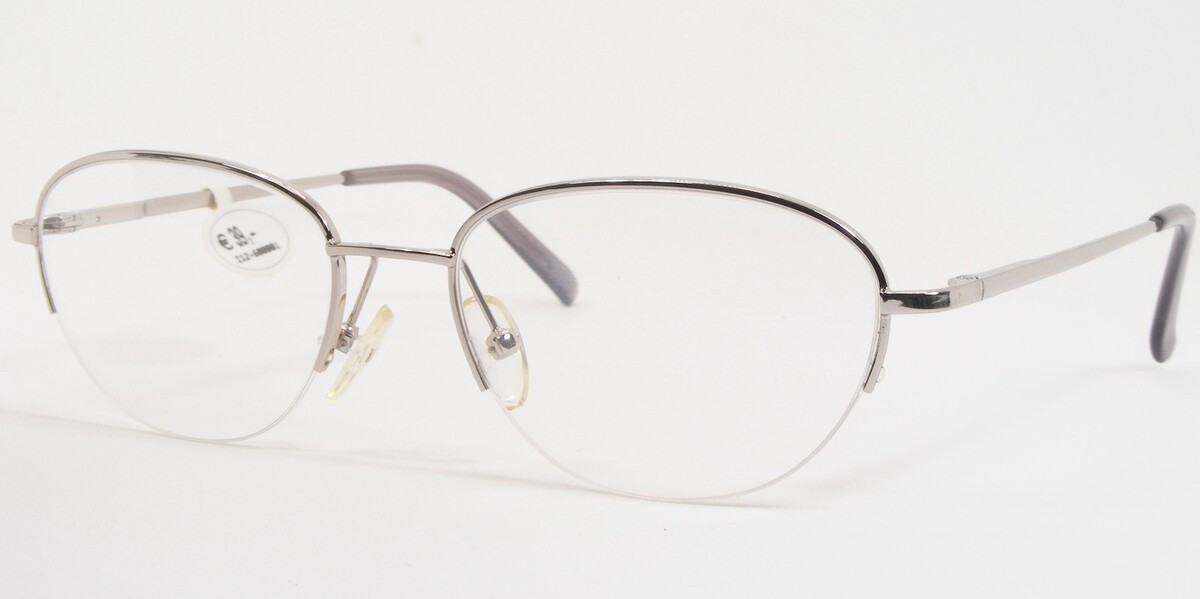 Vintage Zwei 2004-003 Silver UNIQUE RARE EYEGLASSES GLASSES FRAME 52-18-... - $50.48