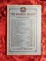 Readers Digest July 1927 Alexander Powell Richard Dean Robert Lynd Homer Croy - £24.42 GBP