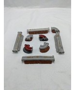 Lot Of (9) Ceramic Minature RPG Wargaming Pipes Acessory Terrain Scenery  - $441.35 MXN