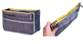 Organizer Travelling Cosmetic Bag Women Insert Purse Portable Storage Handbag  - £15.79 GBP