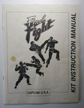 Final Fight Original Video Arcade Game Service Instruction Manual 1989 Repair - £17.85 GBP