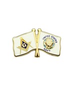 Blue Lodge Masonic USA United States U.S. Navy Flag Freemason Lapel Pin - £6.36 GBP