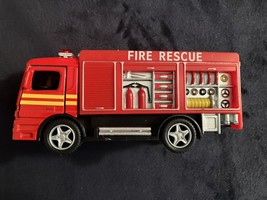 RESCUE FIRE ENGINE KINSFUN 5 inches long Pull back and release and it mo... - $6.95