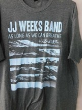 Christian Rock Band JJ Weeks As Long as You can Breathe T-Shirt Size XL - $11.96
