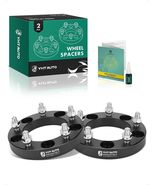 YHTAUTO 5x5.5 Wheel Spacers 1” 2PC Fits Ford Dodge Jeep 108mm Bore 1/2-2... - $49.50