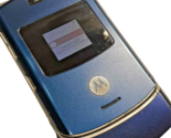 Motorola V3 Phone RAZR ATT Cingular Flip SMS EMAIL GPRS BLUE SLIM GSM Qu... - $35.61