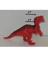 2&quot; Tyrannosaurus T REX Dinosaur Jurassic Figure red Cake Topper - $193.81 MXN