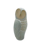 Anthropologie Woodland Bud Vase Owl 7.5&quot; Beige Whimsical Home Decor Ston... - $489.42 MXN