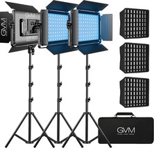 Gvm Rgb Led Video Light, Photography Lighting With App Control, 1000D, Cri 97. - £512.75 GBP