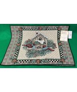 Winter Themed Placemat 18&quot; x 13&quot; Debbie Mumm Two Pieces Place Mat - $6.33