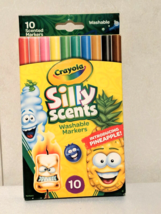 Crayola Silly Scents Washable Markers - 10 ct - Pineapple Scent - £4.74 GBP