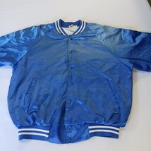 Vintage Hartwell Soil Conservation Service Men's Blue Baseball Jacket Chest 51" image 15