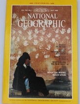 National Geographic Magazine - When The Moors Ruled Spain Vol 174 No1 July 1988 - £6.14 GBP