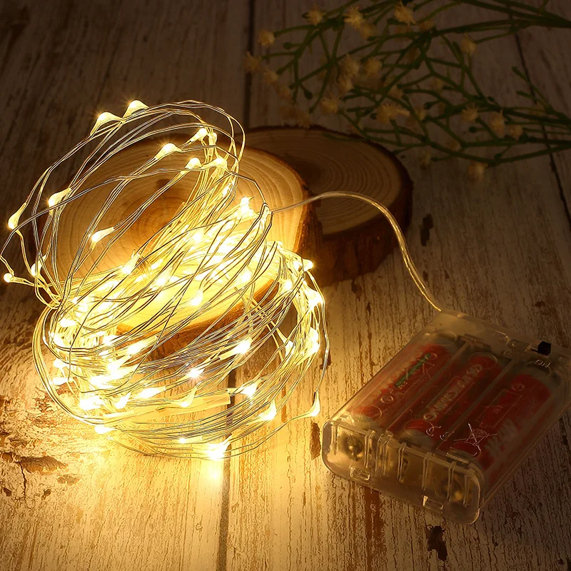 House Home 1M 2M  5M 10M Copper Wire LED String Lights Christmas Decorations for - £19.98 GBP