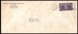 1946 US Ad COVER Wm. J. Van Aken Organization Cleveland, Ohio to Clevela... - £2.34 GBP