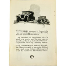 Vintage 1923 Hupmobile Print Ad Detroit Michigan Happ Motor Car Company  - £5.20 GBP