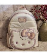 Loungefly Sanrio Exclusive Hello Kitty Quilted Texture Mini Backpack - NWT - $74.25