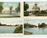 7 Chicago Illinois Parks Undivided Back Postcards Humboldt Lincoln and J... - $20.85