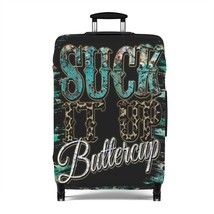 Luggage Cover, Country and Western, Suck it up Buttercup, Turquoise, awd-040 - £37.00 GBP+