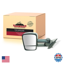 Trail Ridge Left Towing Mirror Textured 1 Piece Compatible 14-18 Chevrolet - $183.13