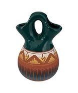 Signed E. Etsitty (Diné) Native American Wedding Vase – Hand-Painted Southwest P - €19,47 EUR