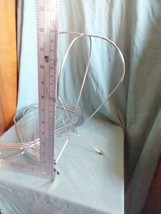 5 Vtg. Chrome Hat/Wig Stands with Rubber tips - £38.72 GBP