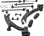 12x Control Arm Suspension Kit w/ Ball Joints Tie Rod Set for Honda CR-V... - £213.49 GBP