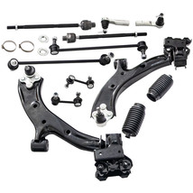 12x Control Arm Suspension Kit w/ Ball Joints Tie Rod Set for Honda CR-V 2007-11 - £105.82 GBP