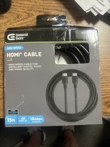 Commercial Electric 15 ft. HDMI Cable-Black HD1385 - €5,95 EUR