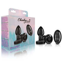 Cheeky Charms - Rechargeable Vibrating Metal Butt  Plug With Remote Control - Gu - £69.93 GBP+