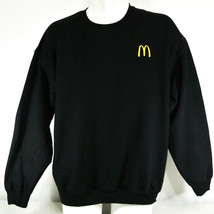 McDONALDS Restaurant Employee Uniform Sweatshirt Black Size S Small NEW - £26.92 GBP