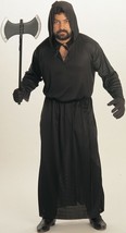 Rubie&#39;s Black Horror Robe Grim Reaper Gothic Ghoul Fancy Halloween Adult Costume - £15.65 GBP