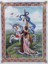 JANLYNN PLATINUM Once Upon A Time counted cross stitch kit  15-211 - NEW unicorn - £35.26 GBP