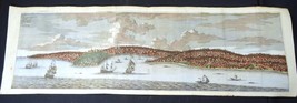 RARE! Large panorama Istanbul, Constantinopel C. de Bruyn, 1698, Constantinopele - $1,540.97