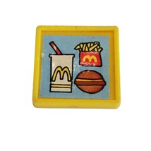 McDonalds Playset Yellow Food Tray Replacement Piece Playskool 1970s No. 430 VTG - $14.94