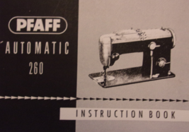 Pfaff 260 manual sewing machine automatic Enlarged Hard Copy - £10.38 GBP