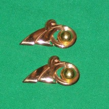 Vtg Van Dell Gold Gf Pin Brooch Nouveau Modernist Wwii Era Fine Costume Jewelry - £19.53 GBP