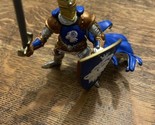 Papo Dragon Warrior Fantasy Toy Figure Pretend Play Castle 38989 Blue An... - £12.62 GBP