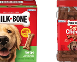 Milk-Bone Original Biscuits for Large Dogs, 10 Pounds + Soft &amp; Chewy, Be... - £37.77 GBP